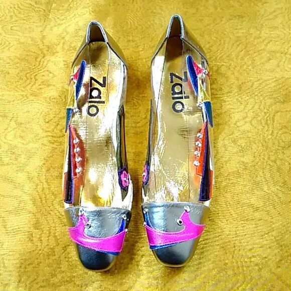 Zalo vintage Clear  shoes - Picture 1 of 7